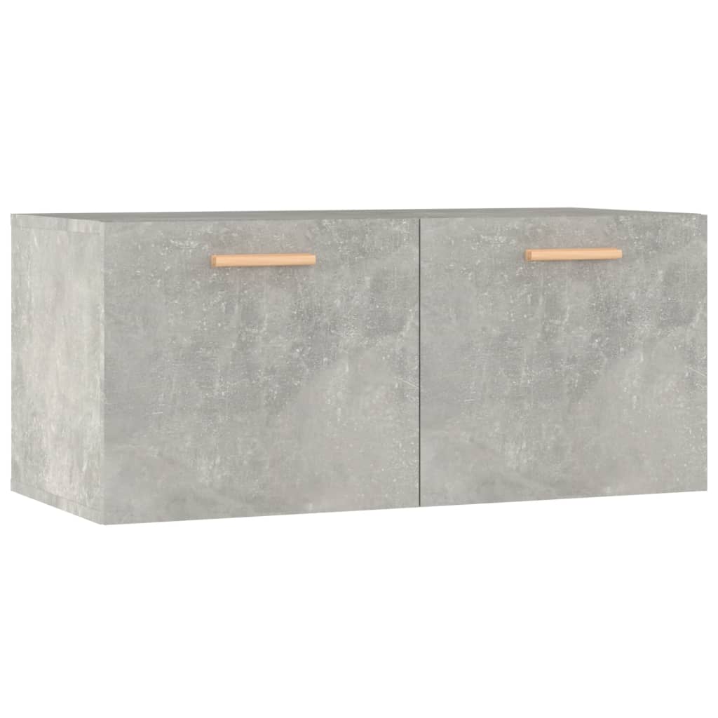 Mobile Parete Grigio Cemento 80x35x36,5 cm in Multistrato 812928
