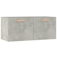Mobile Parete Grigio Cemento 80x35x36,5 cm in Multistrato 812928