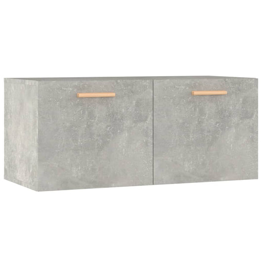 Mobile Parete Grigio Cemento 80x35x36,5 cm in Multistrato 812928