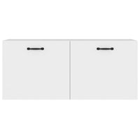 Mobile a Parete Bianco 80x36,5x35 cm in Legno Multistrato 812933
