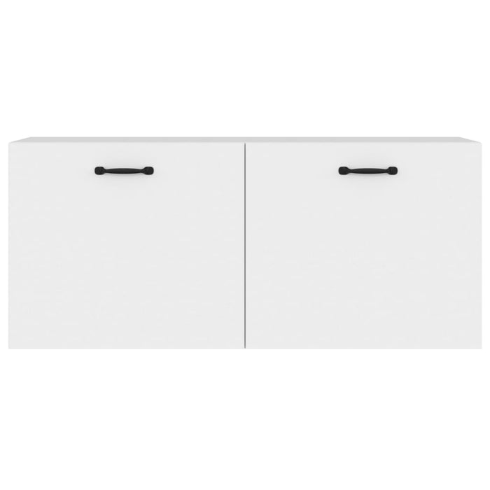 Mobile a Parete Bianco 80x36,5x35 cm in Legno Multistrato 812933