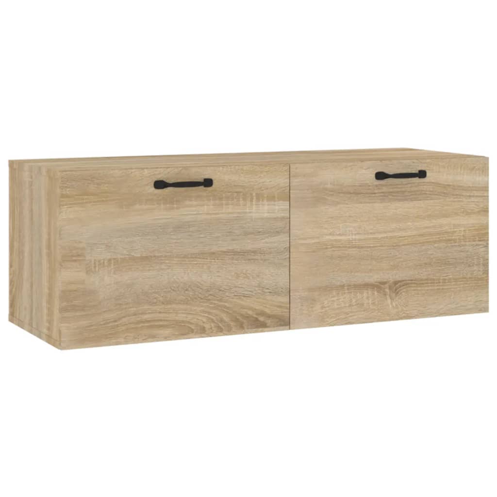Mobile Pensile Rovere Sonoma 100x36,5x35 cm Legno Multistrato 812954