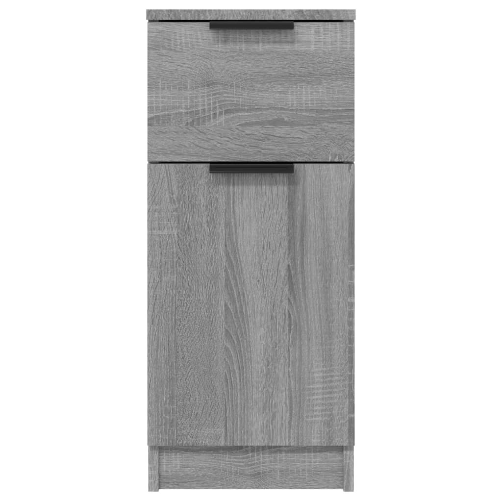 Credenza Grigio Sonoma 30x30x70 cm in Legno Multistrato 817002