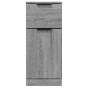 Credenze 2 pz Grigio Sonoma 30x30x70 cm in Legno Multistrato 817003