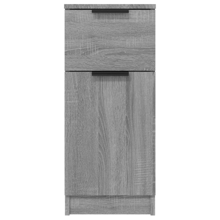 Credenze 2 pz Grigio Sonoma 30x30x70 cm in Legno Multistrato 817003