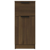 Credenze 2 pz Rovere Marrone 30x30x70 cm in Legno Multistrato 817005