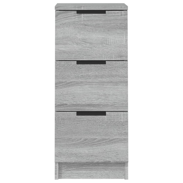 Credenze 2 pz Grigio Sonoma 30x30x70 cm in Legno Multistrato cod mxl 13662
