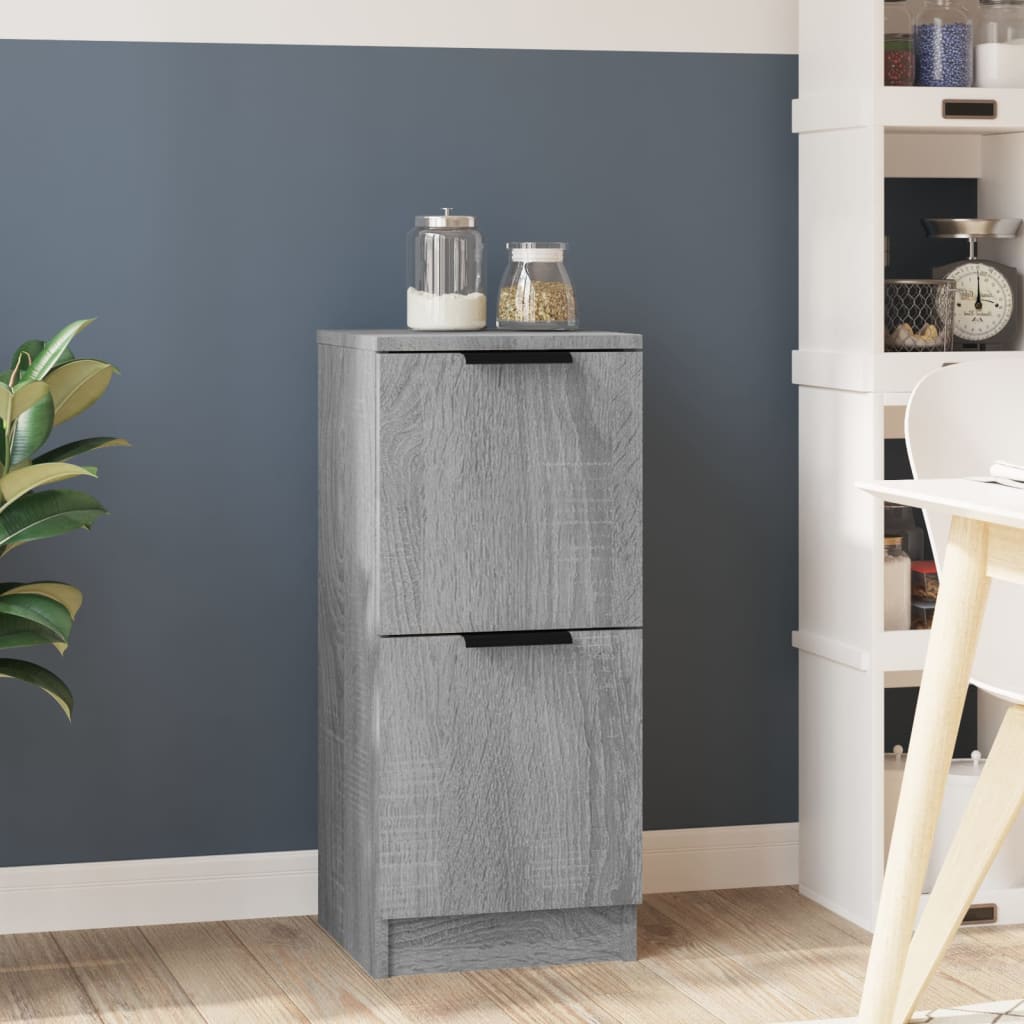 Credenza Grigio Sonoma 30x30x70 cm in Legno Multistrato 817020