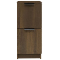 Credenza-Buffet-Armadio da cucina Rovere Marrone 30x30x70 cm in Legno Multistrato