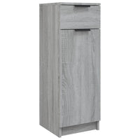 Armadietto Bagno Grigio Sonoma 32x34x90 cm in Legno Multistrato 817058