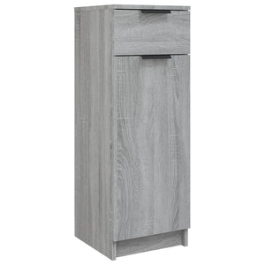 Armadietto Bagno Grigio Sonoma 32x34x90 cm in Legno Multistrato 817058