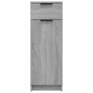 Armadietto Bagno Grigio Sonoma 32x34x90 cm in Legno Multistrato 817058