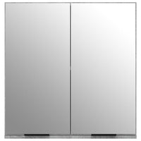 Mobile specchio da bagno 64 x 20 x 67 cm grigio 02_0006740