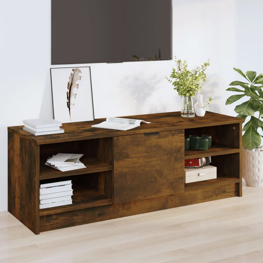 Mobile TV-Credenza per TV-Console TV Rovere Fumo 102x35,5x36,5 cm in Legno Multistrato