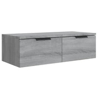 Armadietto a Muro Grigio Sonoma 68x30x20cm in Legno Multistrato cod mxl 32932