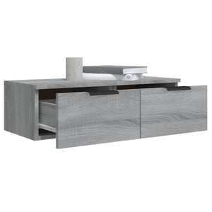 Armadietto a Muro Grigio Sonoma 68x30x20cm in Legno Multistrato cod mxl 32932