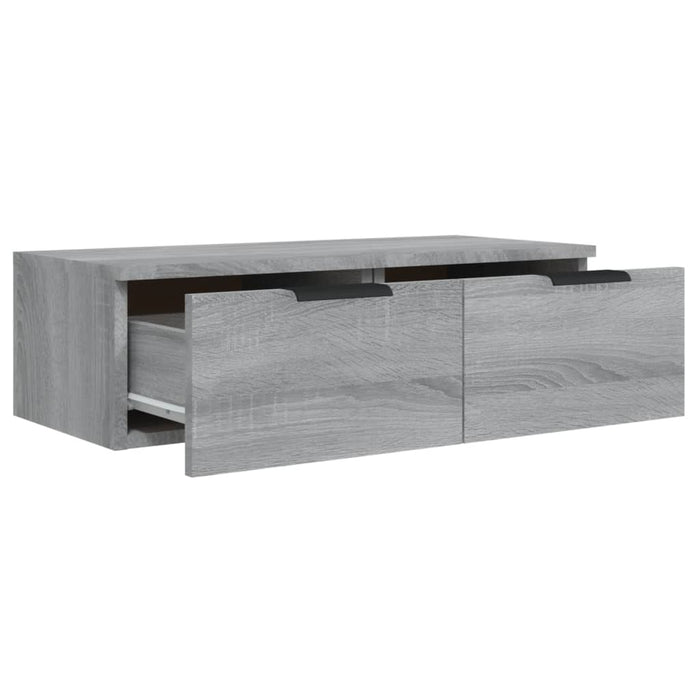 Armadietto a Muro Grigio Sonoma 68x30x20cm in Legno Multistrato 817094