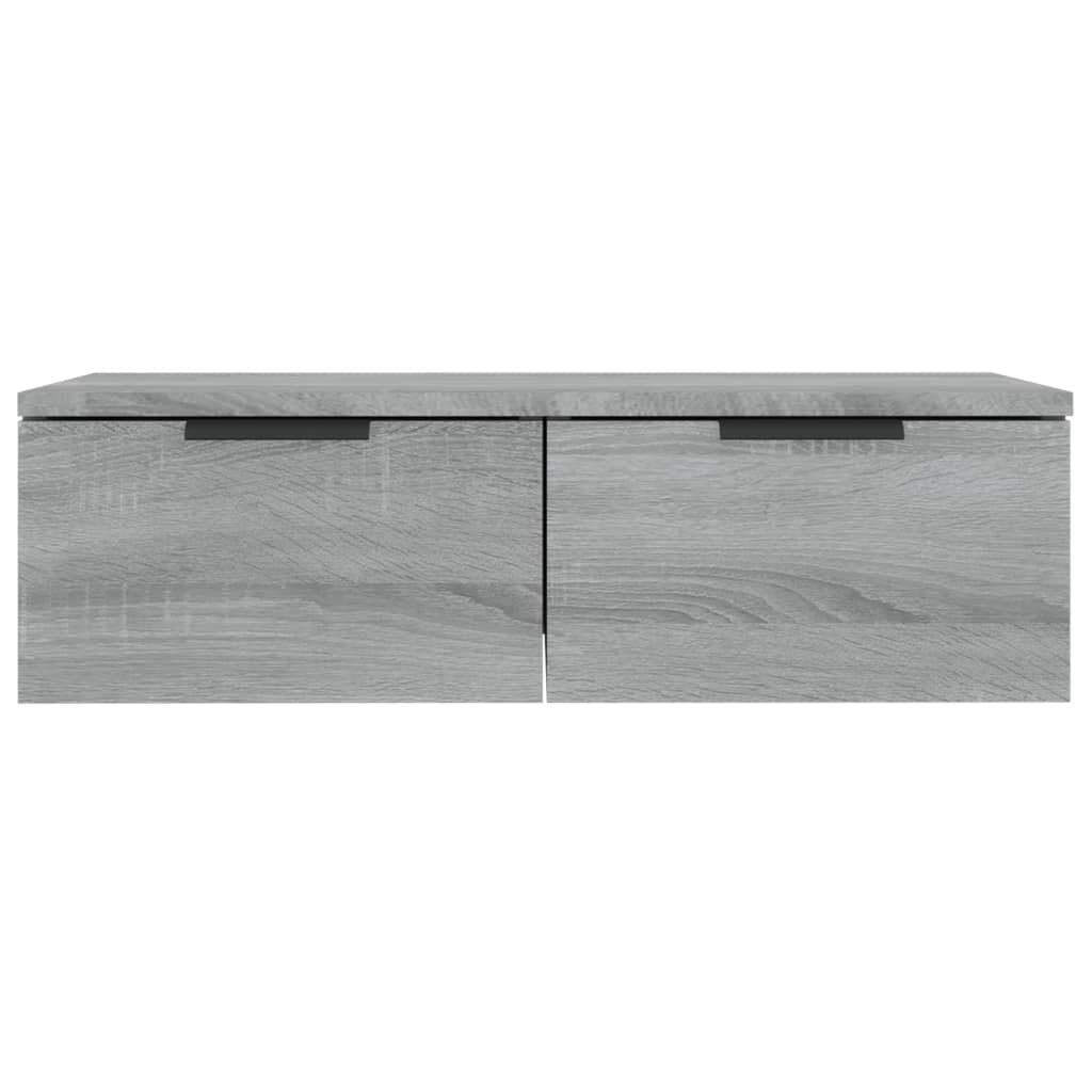 Armadietto a Muro Grigio Sonoma 68x30x20cm in Legno Multistrato cod mxl 32932
