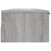 Armadietto a Muro Grigio Sonoma 102x30x20 cm Legno Multistrato cod mxl 33458