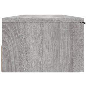 Armadietto a Muro Grigio Sonoma 102x30x20 cm Legno Multistrato cod mxl 33458
