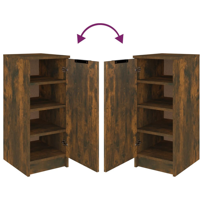 Scarpiera Rovere Fumo 30x35x70 cm in Legno Multistrato cod mxl 47734