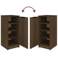 Scarpiera Rovere Marrone 30x35x70 cm in Legno Multistrato cod mxl 45297