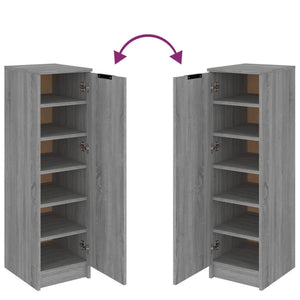 Scarpiera Sonoma 30 x 35 x 100 cm in derivati ​​del legno grigio 02_0043420
