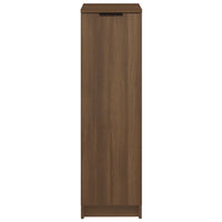 Scarpiera Rovere Marrone 30x35x100 cm in Legno Multistrato 817107
