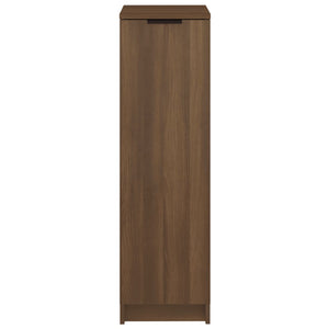 Scarpiera Rovere Marrone 30x35x100 cm in Legno Multistrato 817107