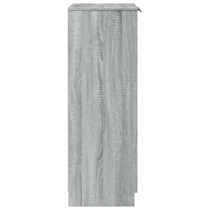 Scarpiera Grigio Sonoma 59x35x100 cm in Legno Multistrato 817109