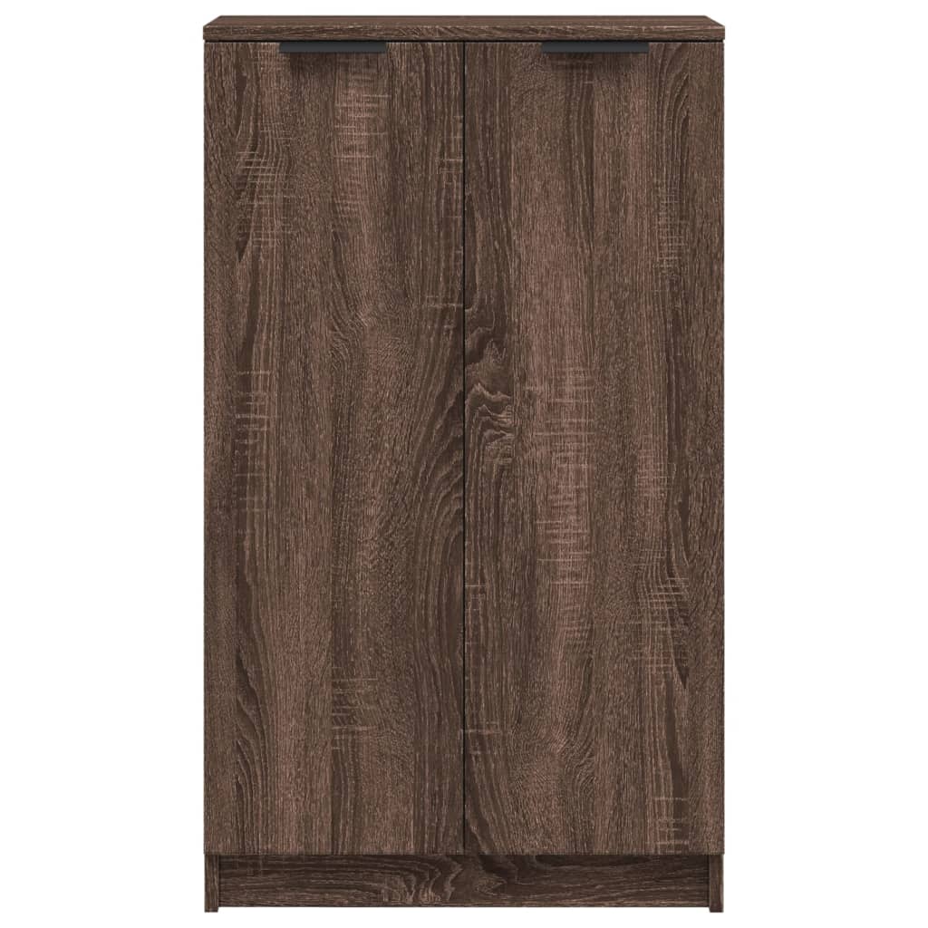 Scarpiera Rovere Marrone 59x35x100 cm in Legno Multistrato 817110