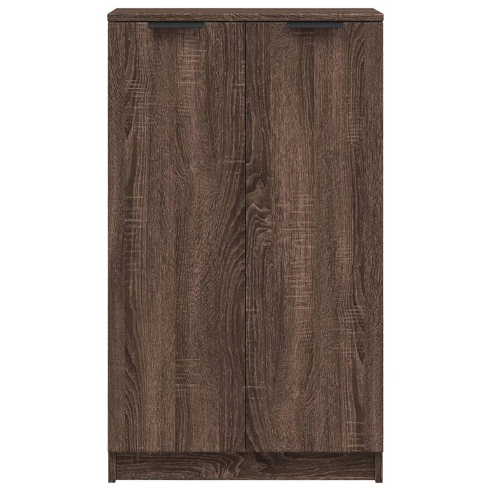 Scarpiera Rovere Marrone 59x35x100 cm in Legno Multistrato 817110