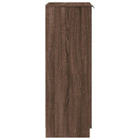 Scarpiera Rovere Marrone 59x35x100 cm in Legno Multistrato 817110