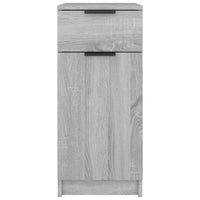 Armadietto da Scrivania Grigio Sonoma 33,5x50x75 cm Legno 817130