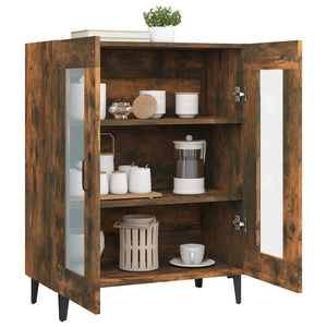 Credenza Rovere Fumo 69,5x34x90 cm in Legno Multistrato cod mxl 20425