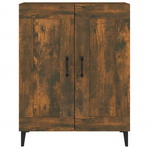 Credenza Rovere Fumo 69,5x34x90 cm in Legno Multistrato 817342