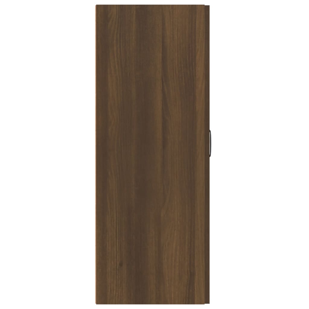 Mobile Pensile Rovere Marrone 69,5x34x90cm in Legno Multistrato 817386