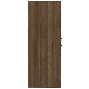 Armadietto Pensile a Parete Rovere Marrone 69,5x34x90 cm 817392