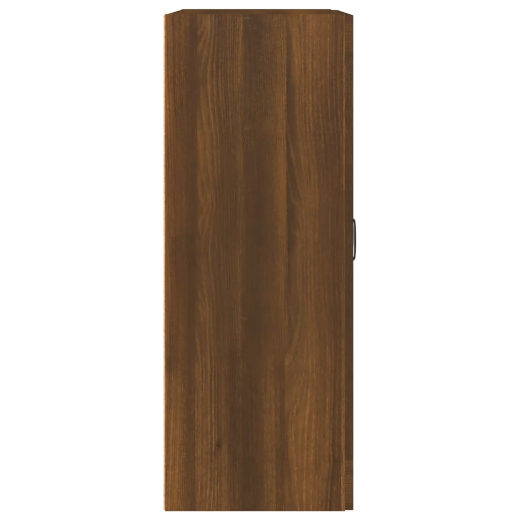 Armadietto Pensile a Parete Rovere Marrone 69,5x32,5x90 cm 817398