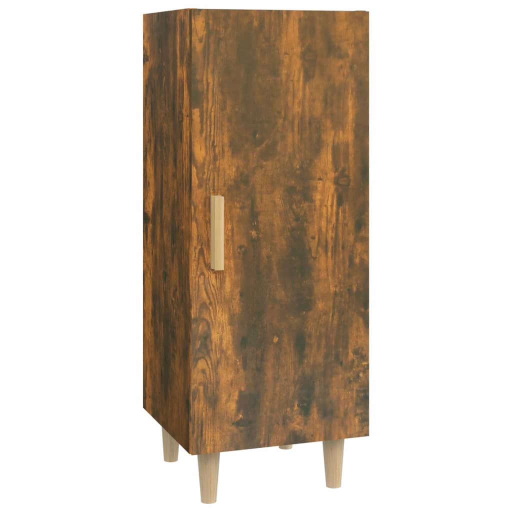 Credenza Rovere Fumo 34,5x34x90 cm in Legno Multistrato 817402