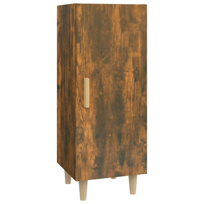 Credenza Rovere Fumo 34,5x34x90 cm in Legno Multistrato 817402