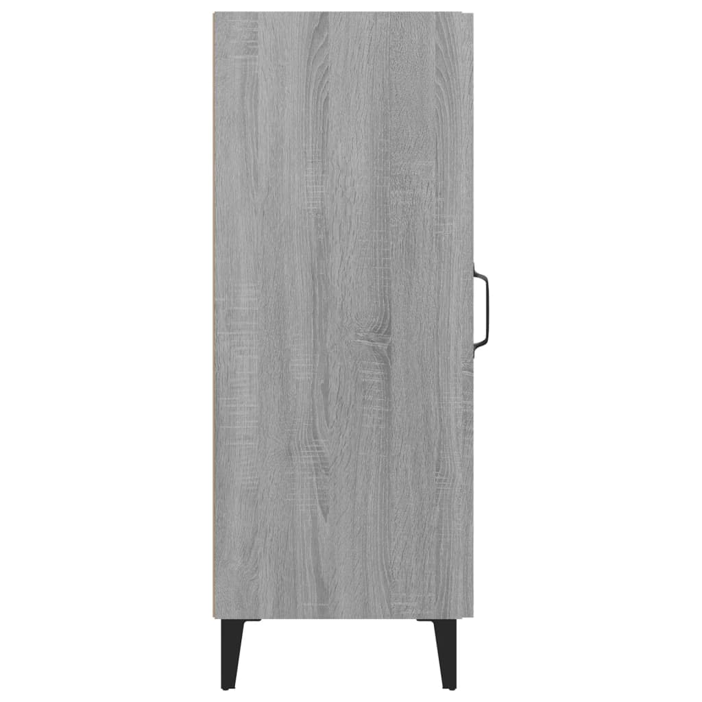Credenza Grigio Sonoma 34,5x34x90 cm in Legno Multistrato 817406