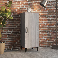 Credenza-Buffet-Armadio da cucina Grigio Sonoma 34,5x34x90 cm in Legno Multistrato 893180