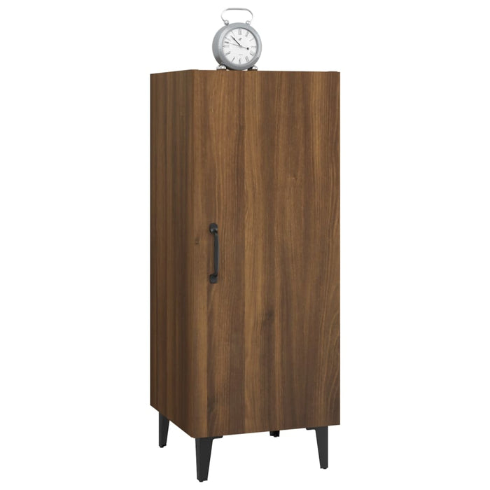 Credenza Rovere Marrone 34,5x34x90 cm in Legno Multistrato 817407
