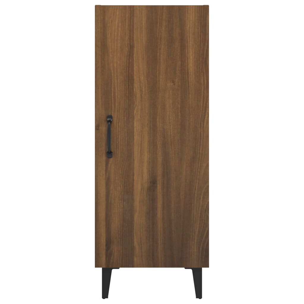 Credenza Rovere Marrone 34,5x34x90 cm in Legno Multistrato 817407
