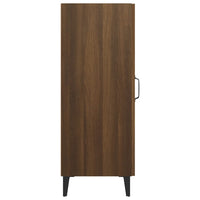 Credenza Rovere Marrone 34,5x34x90 cm in Legno Multistrato 817407