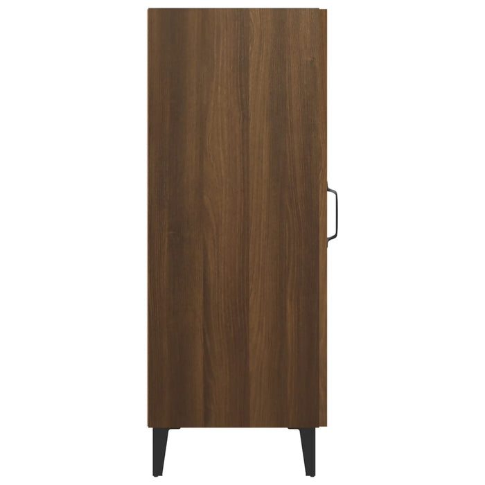 Credenza Rovere Marrone 34,5x34x90 cm in Legno Multistrato 817407