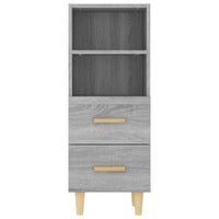 Credenza-Buffet-Armadio da cucina Grigio Sonoma 34,5x34x90 cm in Legno Multistrato