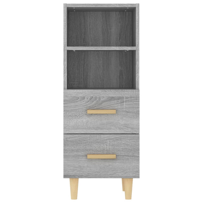 Credenza-Buffet-Armadio da cucina Grigio Sonoma 34,5x34x90 cm in Legno Multistrato