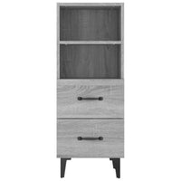Credenza Grigio Sonoma 34,5x34x90 cm in Legno Multistrato 817418